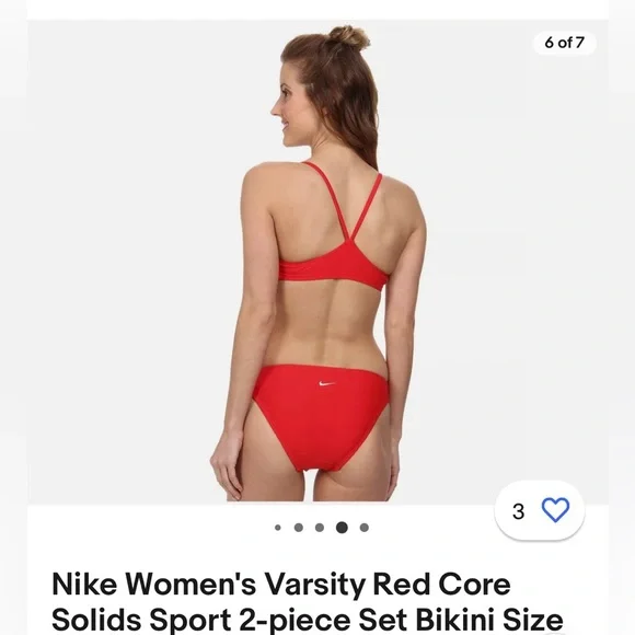 Brand new Nike two-piece bathing suit size 12 - Picture 5 of 5